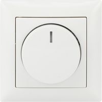 Busch-Jaeger Busch-Drehdimmer LED, Juego completo con lámpara de neón blanco alpino - Busch-balance® SI (6523 UJ-914-102), 2CKA006512A0349