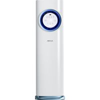 Climatiseur Mobile ELECCI 3200 BTU 3-en-1 – Refroidissement, Déshumidification et Ventilation, 3 Vitesses, Silencieux 48 dB, Éclairage LED, Kit Fenêtre Inclus, Classe Énergie A