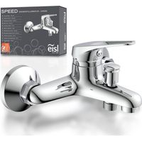 EISL Badewannenarmatur Wasserhahn Bad mit Brauseanschluss Einhebelmischer Mischbatterie Badewanne NI023SCR