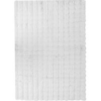 Tappeto zephy bianco in pelliccia sintetica 3d 170x120cm - Atmosphera créateur d'intérieur