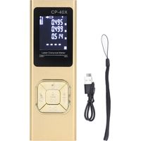 Télémètre Laser Numérique Haute Précision Portatif Mesure de Distance 40m avec Écran LCD Rétroéclairé