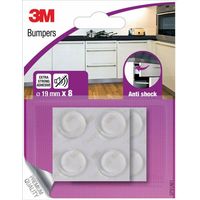Scotch Türpuffer transparent Durchmesser 19 mm Paket mit 8 Stück