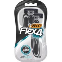 Bic Flex4 Herren-Einwegrasierer, 3er-Pack