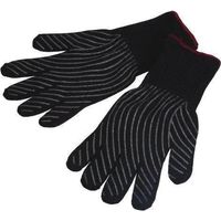 Aster Gants de cuisson professionnels noir résistants chaleur