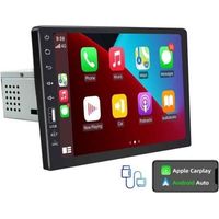carplay - autoradio avec écran tactile 9 pouces, lecteur multimédia vidéo, 1 din, Carplay, Bluetooth, USB, sy