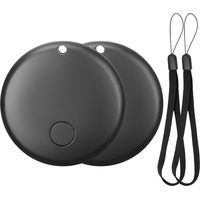 Lot de 2 trackers GPS Android compatibles avec l'application Google's Find Hub, Mini Air Tracker Android, étanche IP67, traceur GPS Android pour valise, portefeuille, bagages et animaux domestiques