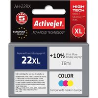 Cartouche d'encre Activejet AH-22RX (remplace HP 22XL C9352A Premium 18 ml couleur)