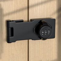 Code-Türschloss aus Edelstahl mit Schrauben für Schließfächer, Schuppen, Schränke, Fenstergeländer in der Schule oder zu Hause