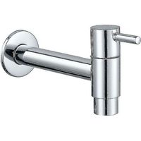 Wall Mounted Brass Faucet For Cold Water, Sink, Mop, Washing Machine Faucets, Garden Taps, Chrome