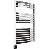 Scaldasalviette elettrico colore 860mm di altezza e 500mm di larghezza - 300 Watt - DEX860/500E1CRO