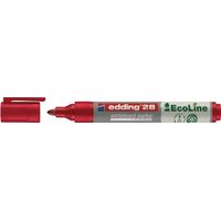 Marqueur tableau blanc 28 EcoLine ligne rouge W.1,5-3mm pointe ronde EDDING (Par 10)