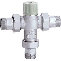 Einstellbarer Thermostatmischer mit -Knopf Caleffi 5217 1/2"