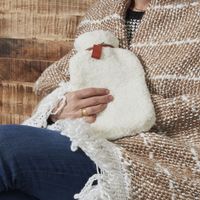 Bouillotte - LAPONIA - Sherpa 1L - Ultra Confort - Douce - Blanc
