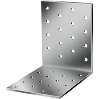 Piastra forata angolo 80x80x80mm S.2.5mm VORMANN (Per 50)