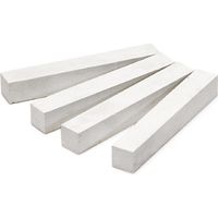 Metrica GESSETTI BIANCHI A SEZIONE QUADRA mm. 80x10x10 - 100 pz.