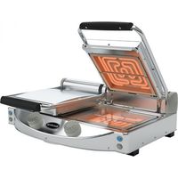 Grill panini double lisse manuel - Vitrocéranique - SpidoCook
