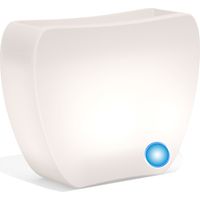 Blumenkübel Led 57X31 CM 80 Höhe mod. Heart Led 30 mit Blaue Lampe