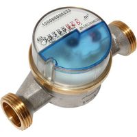 Sonderangebot Deltamess Wasserzähler Wohnungswasserzähler kalt und warm QN 2,5 130mm Eichjahr 2025