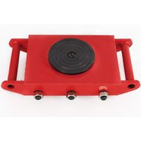 Juego de ruedas para transporte de muebles - Cómodas - Movilidad garantizada - Para mover y reubicar muebles sin esfuerzo - Gato de carga (8T, rojo)