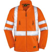 BIG Arbeitsschutz BIG Warnfleecejacke Seattle Gr. S leuchtorange