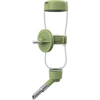 1 Distributeur Eau Acier Inox 240ml Plastique Sûr Pour Perruche Canari Cage