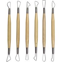 Royal & Langnickel RSET-POT4 - Utensili da vasaio, piccoli, 6 pezzi, 15,24 cm