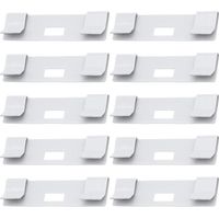 20pcs Vertical Blind Repair Vane Savers Blind Repair Clips Window Blinds Replacement Slats for Fixing Vertical Window Shades Slats White