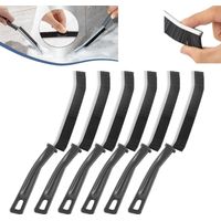 6 pezzi spazzola per la pulizia, scopino per WC, spazzola per fughe di piastrelle, spazzola per la pulizia del bagno, spazzola per la pulizia con setole dure per scanalature di finestre, bagno, WC, cu