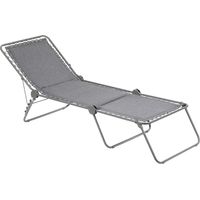 Gepolsterte Klappbare Sonnenliege / Gartenliege - Siesta L - LightComfort® - Grau Ombre - Lafuma Mobilier