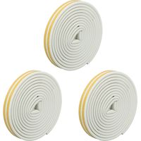Joint de porte 3 pièces épais, isolant thermique et phonique, absorbe les chocs, adhésif automatique pour garage et fenêtre