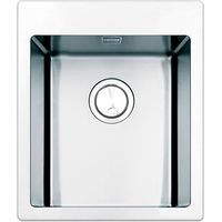 Apell LNP40F Linear Plus Lavello da incasso 1 vasca in acciaio inox spazzolato 40x51 cm (402x510x201 mm) colore Acciaio
