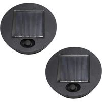 2er-Pack Solarlaternen als Ersatz für Hängelaternen im Freien, LED-Solarlicht-Ersatz mit Batteriekasten, einfach zu installieren, professionell