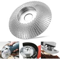 Disque Bois Meuleuse,85mm Disques de meuleuses à rectifier,Disque abrasif en bois,Meuleuse d'angle en carbure de tungstène,Roues pour meuleuse d'angle,Roues et disques abrasifs (Argent)