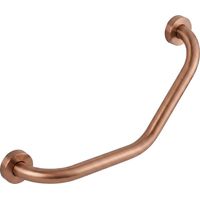 Bathroom Angled Grab Bar Rea 101 Brush Copper