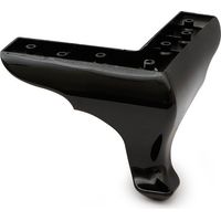 pata de plástico okaliptus. negro. fijación superior. altura 140mm - qq