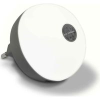 Caricatore da rete 2xUSB con luce notturna - Bianco