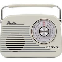 RADIO RETRO BLUETOOTH CREMA SANYO