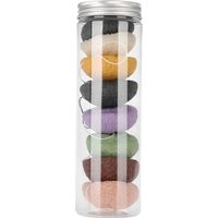 Lot 8 éponges konjac rondes 100% naturelles (sèches) pour visage & corps - soin visage doux.