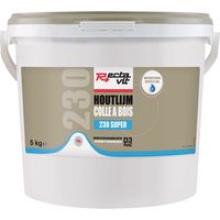 Colle blanche à bois milieu humide - Contenance : 5 kg - RECTAVIT
