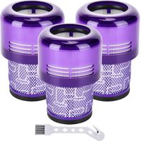 Lot de 3 filtres de remplacement pour aspirateur Dyson V11 Absolute, Pro, Animal, Torque Drive, V15 Detect – Maintient la puissance d'aspiration