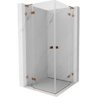 Mexen Lunar L Duo Duschkabine 95 x 95 cm, transparent, Roségold - 834L-095L-095P-60-00