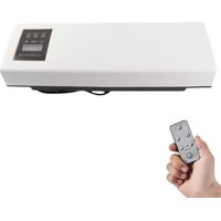 Ortviai Climatiseur mural réversible compact avec télécommande – chauffage et climatisation pour chambre et salon