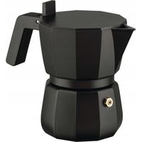 Alessi Moka DC06/3 B Cafetera Espresso 3 Tazas Negra