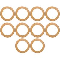 Lot de 10 segments de piston isolés en caoutchouc pour pompe à air silencieuse sans huile de 550 W