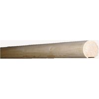 Levigne – Main courante sapin ronde Ø50 mm – Longueur 150 cm – Rainure 21x5 mm compatible supports standard – Usage intérieur uniquement