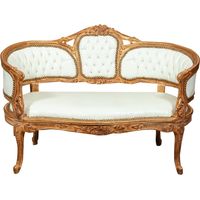 Canapé style Louis XVI Français en bois de hêtre massif