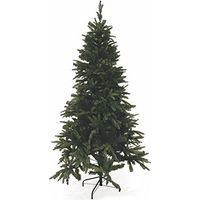 Arbre de Noël sapin en polyéthylène vert avec structure imbriquée du sol et base de la base dans le métal canada supérieur h180 cm - 657 rami