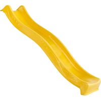 Toboggan en plastique Yulvo – Longueur 220 cm – Largeur 49 cm – Hauteur de montage 120 cm – Utilisable comme toboggan aquatique – Wendi Toys