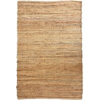 Tapis en jute fait à la main 200x290 beige motif uni NATURE 1
