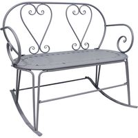 Banc à bascule en fer Belle Époque